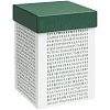 Коробка «Генератор пожеланий», зеленая с нанесением логотипа