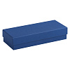 Коробка Mini, синяя с нанесением логотипа