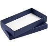 Коробка Slender, малая, синяя с нанесением логотипа