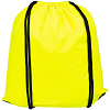 Рюкзак-мешок Manifest Color из светоотражающей ткани, желтый неон с нанесением логотипа