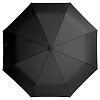 Зонт складной Unit Comfort, черный с нанесением логотипа
