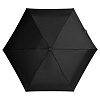 Зонт складной Five, черный, без футляра с нанесением логотипа