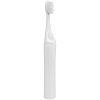 Зубная щетка с пастой Push & Brush, белая с нанесением логотипа