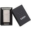 Зажигалка Zippo Slim Brushed, матовая серебристая с нанесением логотипа