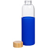 Бутылка для воды Onflow, синяя с нанесением логотипа