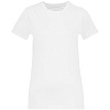 Футболка женская T-bolka Stretch Light Lady, белая с нанесением логотипа