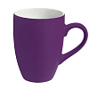 Набор кружек Good Morning c покрытием софт-тач, фиолетовый с нанесением логотипа
