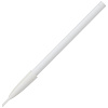 Ручка шариковая Carton Plus, белая с нанесением логотипа