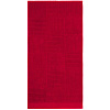 Полотенце Farbe, среднее, красное с нанесением логотипа