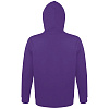 Худи «Фиолетово», темно-фиолетовое с нанесением логотипа