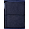 Набор Business Diary Mini, синий с нанесением логотипа