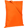 Холщовая сумка Basic 105, оранжевая с нанесением логотипа