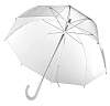 Прозрачный зонт-трость Clear с нанесением логотипа
