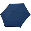 Зонт складной Carbonsteel Slim, темно-синий с нанесением логотипа