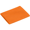 Чехол для карточек Devon, оранжевый с нанесением логотипа
