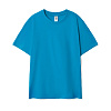 Футболка детская Regent Kids, ярко-бирюзовая с нанесением логотипа