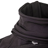 Куртка женская Hooded Softshell черная с нанесением логотипа