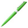 Ручка шариковая Calypso, зеленая с нанесением логотипа