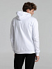 Толстовка на молнии с капюшоном Unit Siverga Heavy, белая с нанесением логотипа