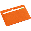 Чехол для карточки Devon, оранжевый с нанесением логотипа