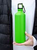 Бутылка для воды Al, зеленая с нанесением логотипа