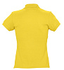 Рубашка поло женская PASSION 170, желтая с нанесением логотипа