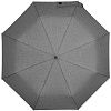 Складной зонт rainVestment, светло-серый меланж с нанесением логотипа