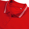 Рубашка поло женская Virma Stripes Lady, красная с нанесением логотипа
