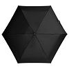 Зонт складной Unit Five, черный с нанесением логотипа