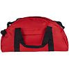 Спортивная сумка Portage, красная с нанесением логотипа