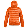 Куртка пуховая женская Tarner Lady, оранжевая с нанесением логотипа