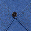 Дорожный плед onBoard, синий меланж с нанесением логотипа