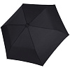 Зонт складной Zero Large, черный с нанесением логотипа