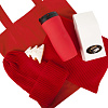 Набор Winter Safe, красный с нанесением логотипа