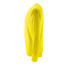 Футболка с длинным рукавом Sporty LSL Men желтый неон с нанесением логотипа