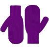 Варежки Life Explorer, фиолетовые с нанесением логотипа