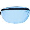 Поясная сумка Manifest Color из светоотражающей ткани, синяя с нанесением логотипа