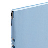 Ежедневник Flexpen Shall, недатированный, голубой с нанесением логотипа