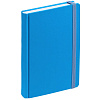 Ежедневник Favor, недатированный, голубой с нанесением логотипа