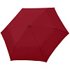 Зонт складной Carbonsteel Slim, красный с нанесением логотипа