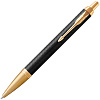 Ручка шариковая Parker IM Premium Black/Gold GT с нанесением логотипа