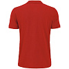 Рубашка поло мужская Planet Men, красная с нанесением логотипа