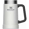 Пивная кружка Stanley Adventure, белая с нанесением логотипа