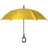 Зонт-трость Charme, желтый с нанесением логотипа