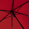 Зонт складной Zero 99, красный с нанесением логотипа