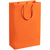 Пакет бумажный Porta M, оранжевый с нанесением логотипа