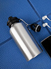Бутылка для воды Re-Source Sublime, серебристая с нанесением логотипа
