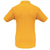 Рубашка поло Safran желтая с нанесением логотипа