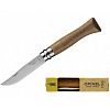 Нож Opinel No 6, орех с нанесением логотипа