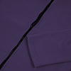 Куртка флисовая унисекс Manakin, фиолетовая с нанесением логотипа